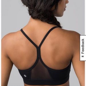 Lululemon Flow Y Sports Bra IV (Color: Splatter)